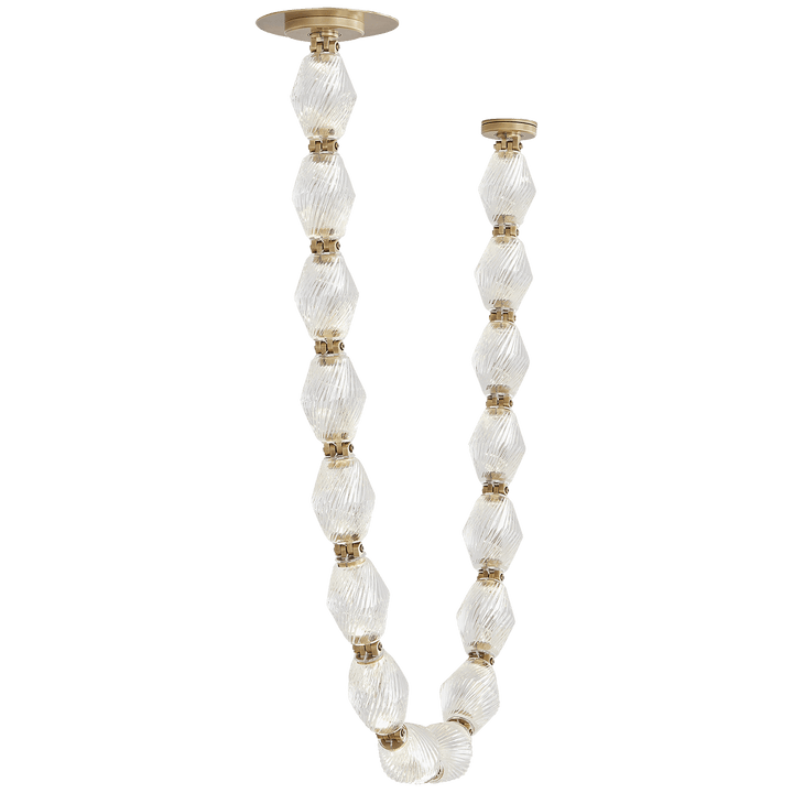 Collier 48 Pendant, a premium Pendant light by Visual Comfort & Co. Close - up image of its design.