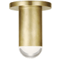 Ebell Small Flush Mount, a premium Flush Mount light by Visual Comfort & Co. Close - up image of its design.