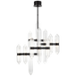 Langston Medium Chandelier, a premium Chandelier light by Visual Comfort & Co. Close - up image of its design.