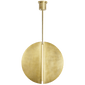 Bau 28" Pendant in Natural Brass