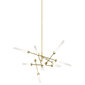 Linger 12 - Light Abstract Chandelier, a premium Chandelier light by Visual Comfort & Co. Close - up image of its design.