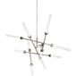 Linger 12 - Light Abstract Chandelier, a premium Chandelier light by Visual Comfort & Co. Close - up image of its design.