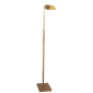 Studio Adjustable Floor Lamp in Hand-Rubbed Antique Brass