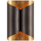 Selfoss Sconce in Bronze with Gild Interior
