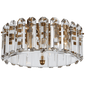 Bonnington Medium Flush Mount in Hand-Rubbed Antique Brass