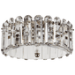 Bonnington Medium Flush Mount in Polished Nickel