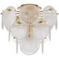 Loire Medium Tiered Flush Mount, a premium Flush Mount light by VCGallery Italy. Close - up image of its design.