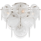 Loire Medium Tiered Flush Mount, a premium Flush Mount light by VCGallery Italy. Close - up image of its design.