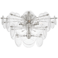 Loire Large Tiered Flush Mount, a premium Flush Mount light by VCGallery Italy. Close - up image of its design.
