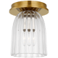 Asalea 5" Solitaire Flush Mount, a premium Flush Mount light by VCGallery Italy. Close - up image of its design.