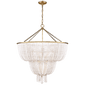 Jacqueline Two - Tier Chandelier, a premium Chandelier light by VCGallery Italy. Close - up image of its design.
