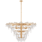 Loire Extra Large Chandelier, a premium Chandelier light by VCGallery Italy. Close - up image of its design.