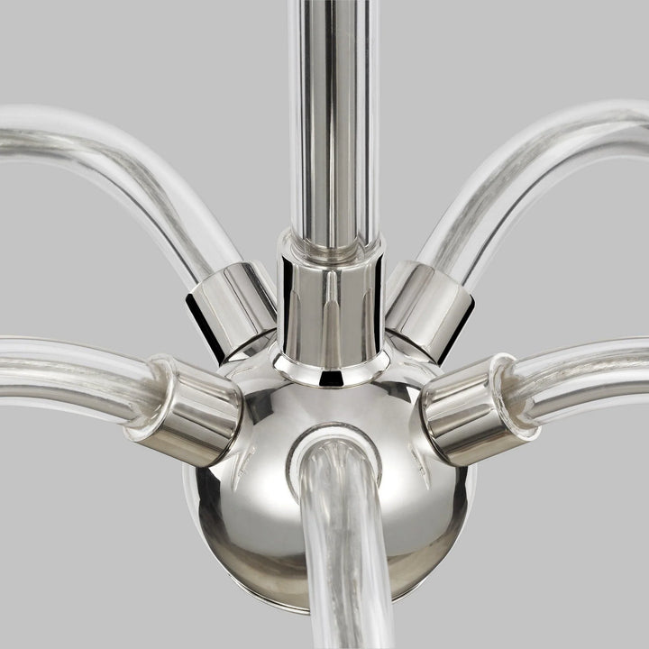 Hanover Large Chandelier, a premium Chandelier light by Visual Comfort & Co. Close - up image of its design.
