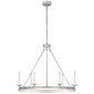 Launceton Ring Chandelier in Polished Nickel
