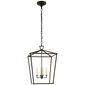 Darlana Medium Lantern in Aged Iron
