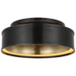 Connery 18" Flush Mount in Bronze