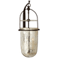 Lorford Medium Sconce in Aged Iron with Antiqued Mercury Glass