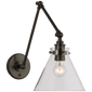 Parkington Double Library Wall Light, a premium Functional light by VCGallery Italy. Close - up image of its design.