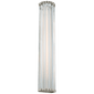 Kean 28" Sconce in Polished Nickel with Clear Glass Rods