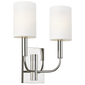 Brianna Double Sconce, a premium Decorative light by Visual Comfort & Co. Close - up image of its design.