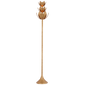 Alberto 70" Floor Torchiere in Antique Gold Leaf