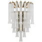 Lorelei Large Waterfall Sconce in Gild with Clear Glass