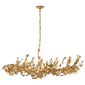 Farfalle Large Linear Chandelier in Gild