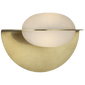 Fosse 9" Invertable Oval Sconce, a premium Bath light by Visual Comfort & Co. Close - up image of its design.