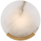 Melange Sconce in Antique-Burnished Brass with Alabaster