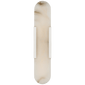 Melange 20" Elongated Sconce in Polished Nickel with Alabaster