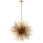 Strada Medium Round Chandelier in Gild