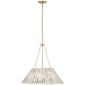 Corinne 24" Wrapped Hanging Shade, a premium Hanging Shade light by VCGallery Italy. Close - up image of its design.
