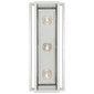 Halle 18" Vanity Light in Polished Nickel with Clear Glass