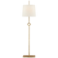 Cranston Buffet Lamp in Gilded Iron with Linen Shade
