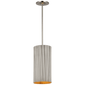 Rivers Small Fluted Pendant, a premium Pendant light by Visual Comfort & Co. Close - up image of its design.
