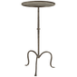 Hand-Forged Martini Table in Aged Iron