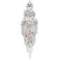 Adele Small Sconce in Polished Nickel with Clear Acrylic