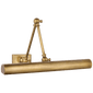 Cabinet Maker 18" Double Library Light in Hand-Rubbed Antique Brass