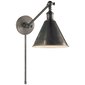Boston Functional Single Arm Library Light in Bronze