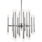 Beckham Modern Medium Chandelier in Polished Nickel
