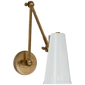 Antonio Adjustable Two Arm Wall Lamp, a premium Functional light by VCGallery Italy. Close - up image of its design.