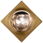 Venice Sconce in Hand-Rubbed Antique Brass with Antique Mirror
