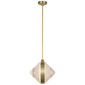 Copper Coast 15" Karo Cut Pendant, a premium Pendant light by Visual Comfort & Co. Close - up image of its design.