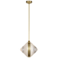Copper Coast 15" Karo and Olive Cut Pendant, a premium Pendant light by Visual Comfort & Co. Close - up image of its design.