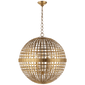 Mill Large Globe Lantern, a premium Lantern light by Visual Comfort & Co. Close - up image of its design.