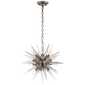 Quincy Small Sputnik Chandelier, a premium Chandelier light by Visual Comfort & Co. Close - up image of its design.