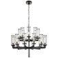Liaison Double Tier Chandelier, a premium Chandelier light by Visual Comfort & Co. Close - up image of its design.