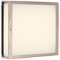 Mercer Square Box Light, a premium Bath light by Visual Comfort & Co. Close - up image of its design.