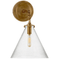 Katie Small Conical Sconce, a premium Bath light by Visual Comfort & Co. Close - up image of its design.
