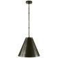 Goodman Small Hanging Light, a premium Pendant light by Visual Comfort & Co. Close - up image of its design.